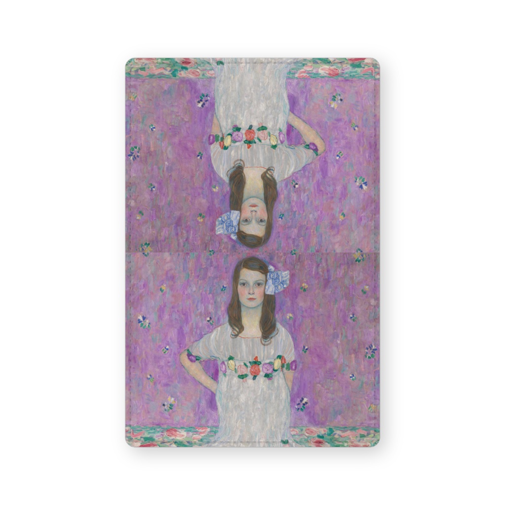 001-002 グスタフ・クリムト 『メーダ・プリマヴェージの肖像』 カードケース 名刺ケース