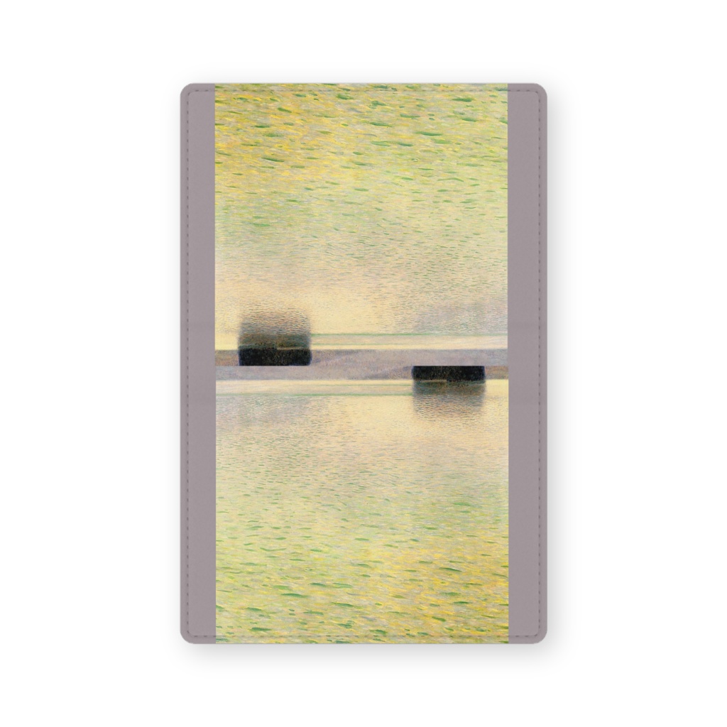 001-005 グスタフ・クリムト 『アッター湖の島』 カードケース 名刺ケース