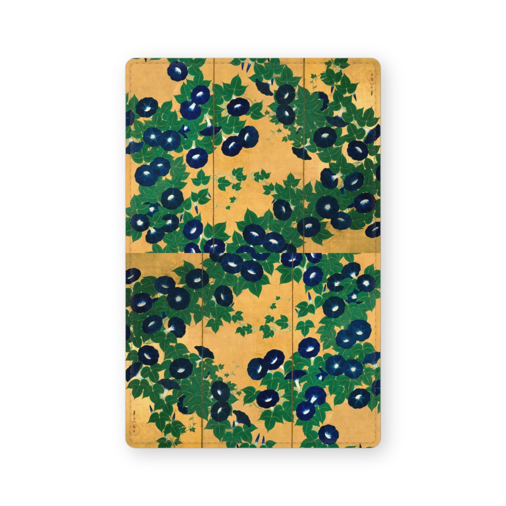 002-001 鈴木其一 『朝顔図屏風』 カードケース 名刺ケース