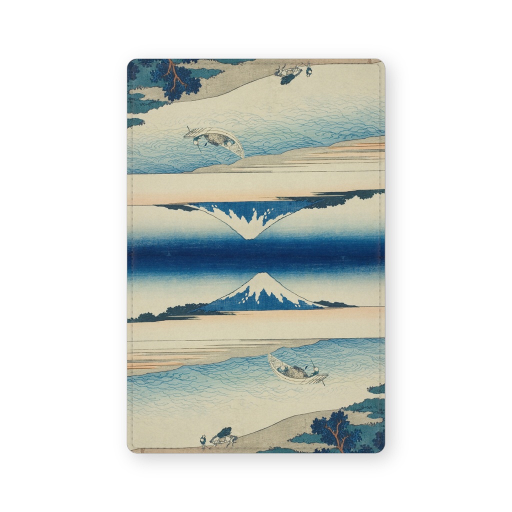 003-006 葛飾北斎 『富嶽三十六景 武州玉川』 カードケース 名刺ケース