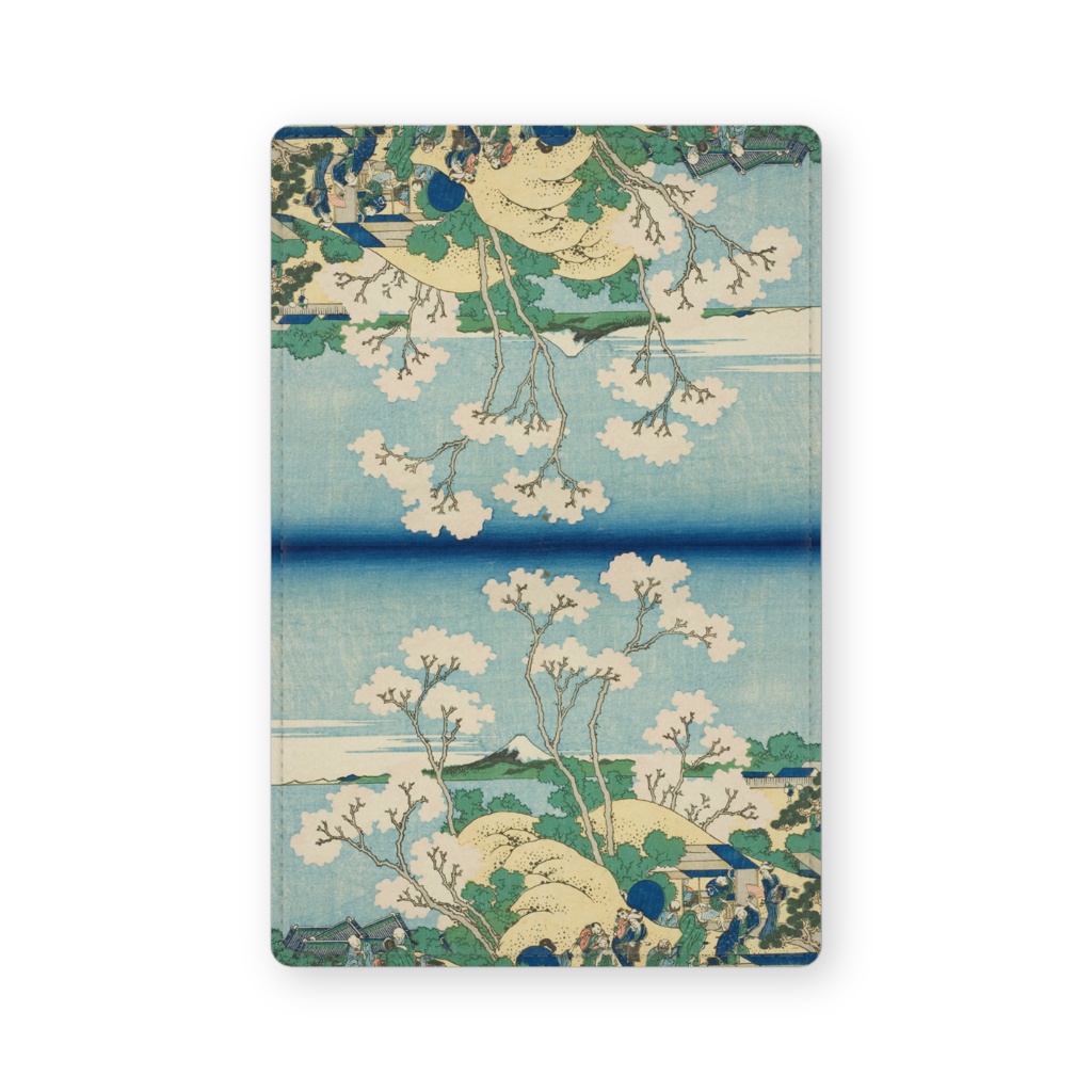 003-011 葛飾北斎 『冨嶽三十六景 東海道品川御殿山ノ不二』 カードケース 名刺ケース