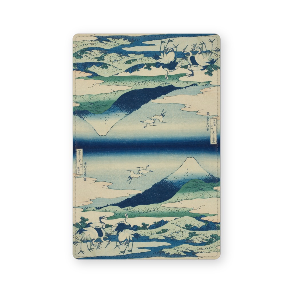003-013 葛飾北斎 『富嶽三十六景 相州梅澤左』 カードケース 名刺ケース