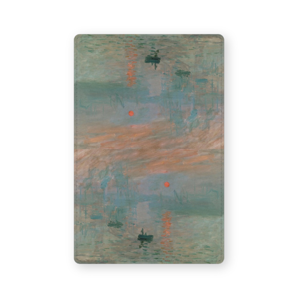 004-004 クロード・モネ 『印象・日の出』 カードケース 名刺ケース