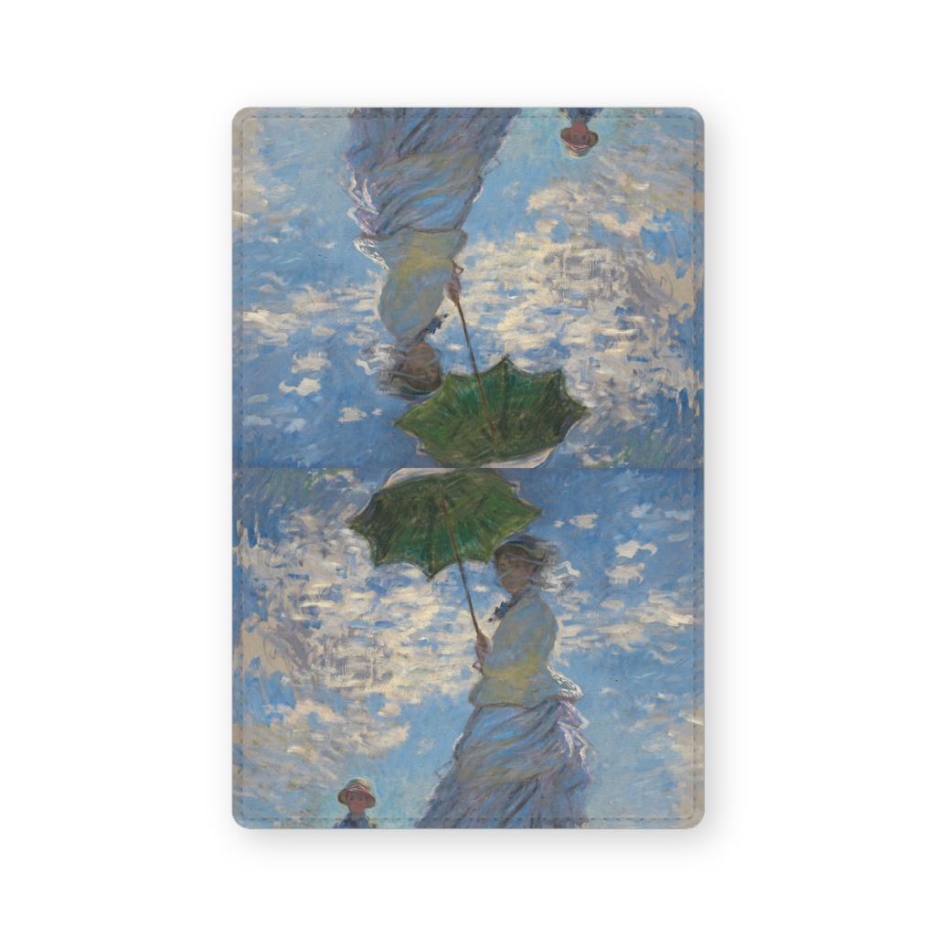 004-006 クロード・モネ 『散歩、日傘をさす女性』 カードケース 名刺ケース