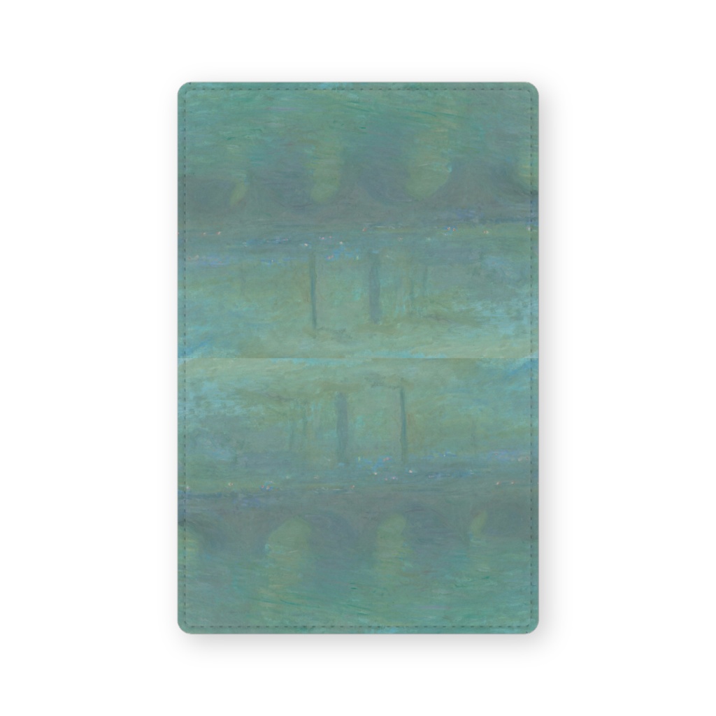 004-010 クロード・モネ 『夕暮れのウォータールー橋』 カードケース 名刺ケース