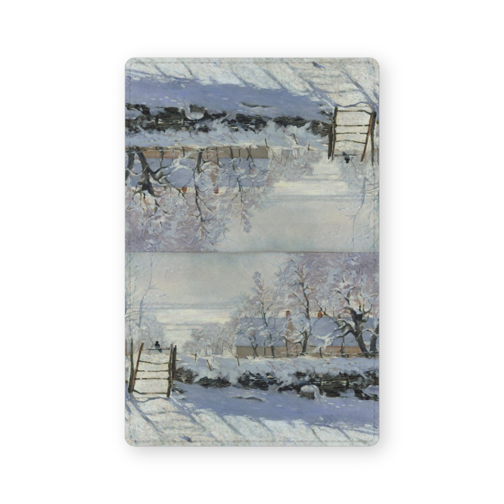 004-029 クロード・モネ 『かささぎ』 カードケース 名刺ケース