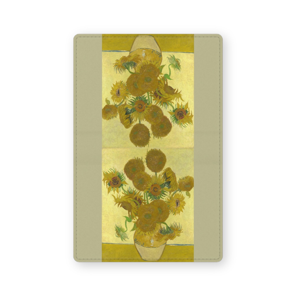 005-002 ゴッホ 『ひまわり』(15本のひまわり) カードケース 名刺ケース