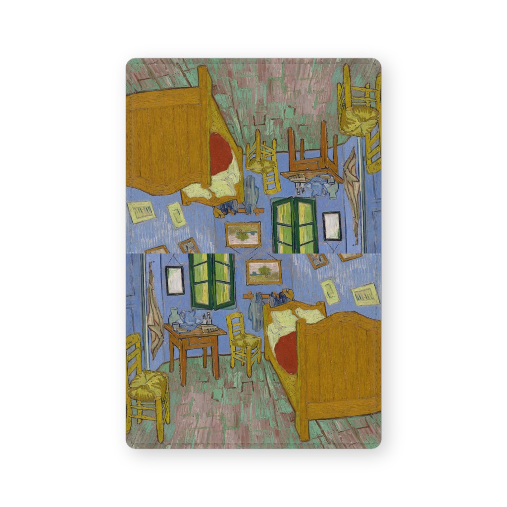005-014 ゴッホ 『ファンゴッホの寝室(1889年)』 カードケース 名刺ケース