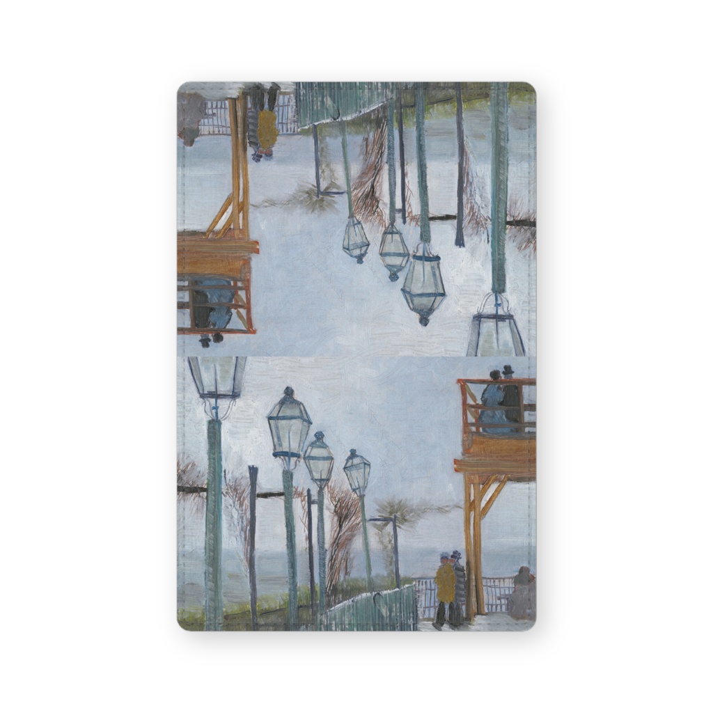 005-018 ゴッホ 『モンマルトル』 カードケース 名刺ケース