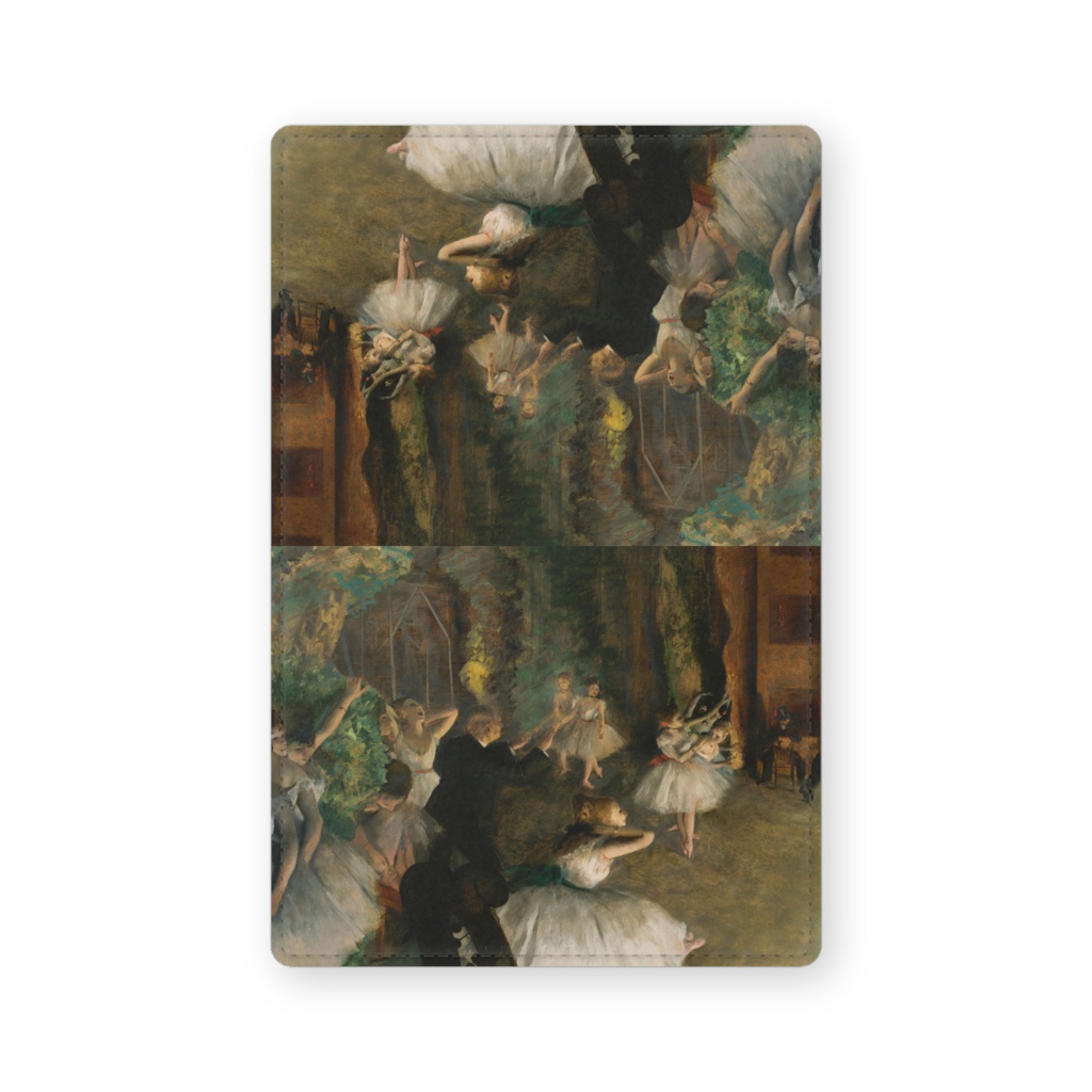 007-006 エドガー・ドガ 『舞台でのバレエのリハーサル』 カードケース 名刺ケース