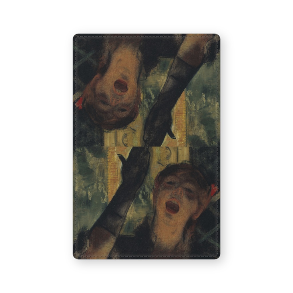 007-009 エドガー・ドガ 『カフェの歌手』 カードケース 名刺ケース