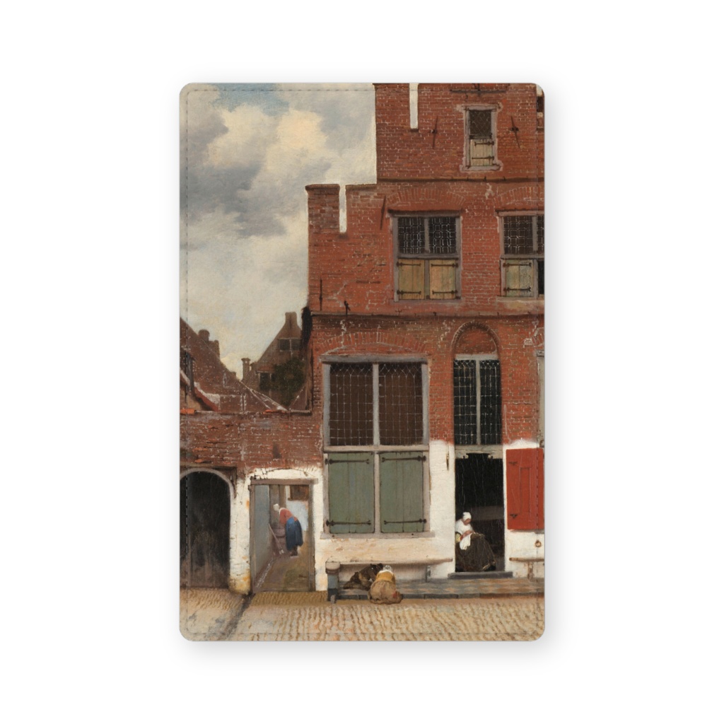 008-005 フェルメール 『小路』 カードケース 名刺ケース