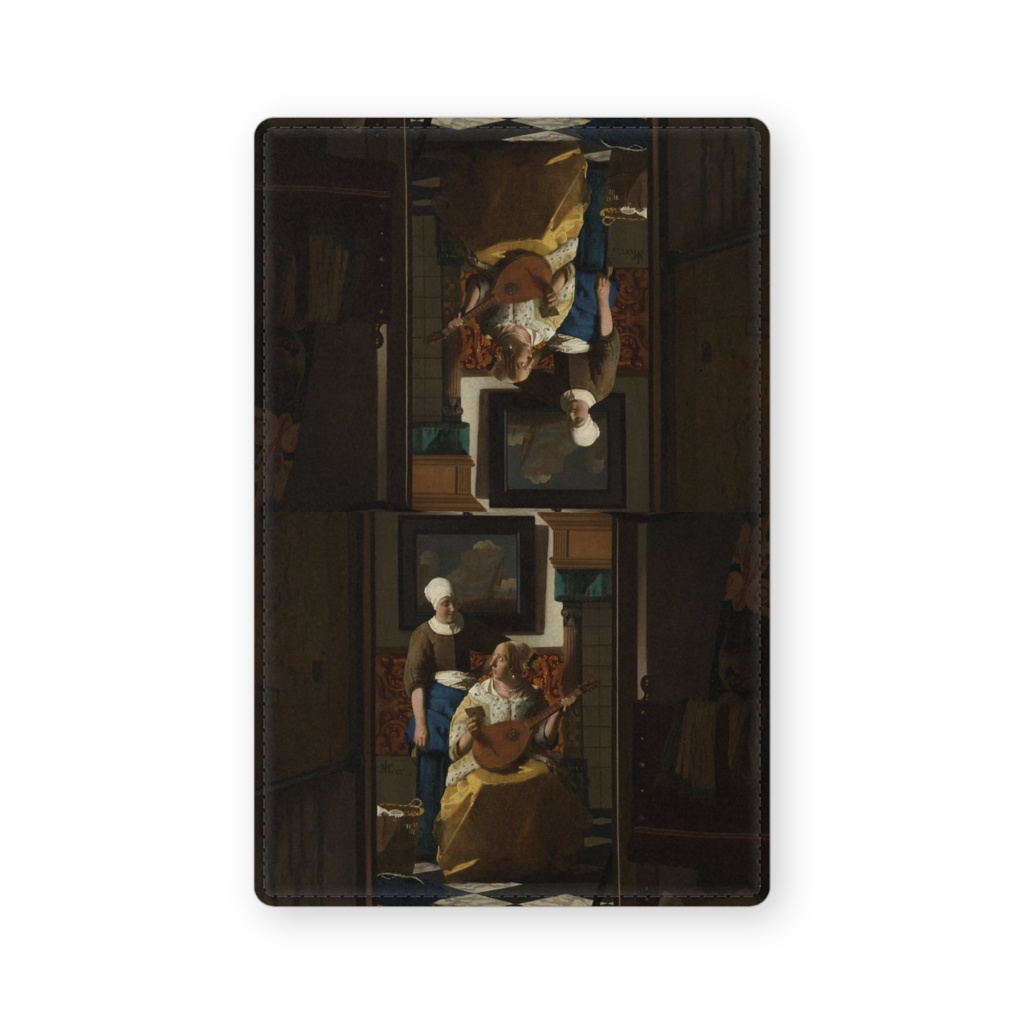 008-007 フェルメール 『恋文』 カードケース 名刺ケース