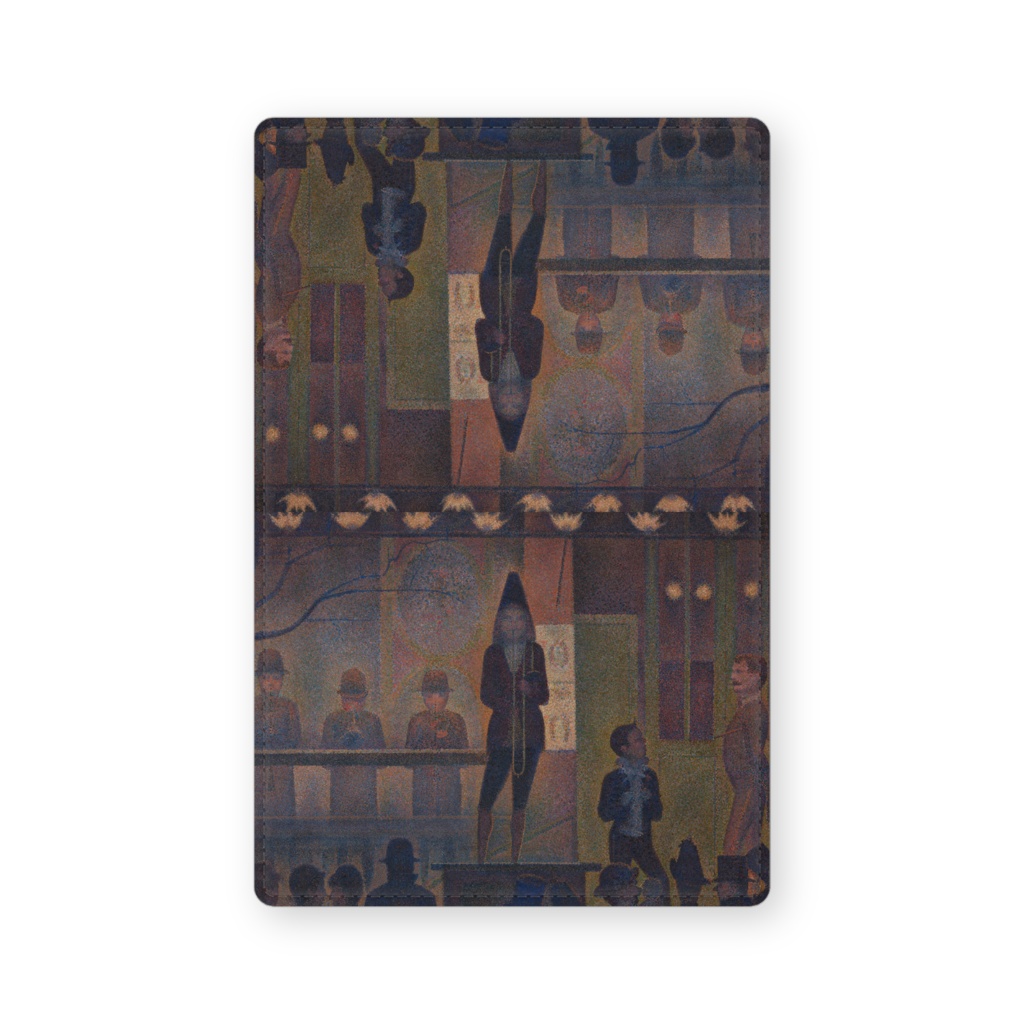 013-002 ジョルジュ・スーラ 『サーカスの客寄せ』 カードケース 名刺ケース