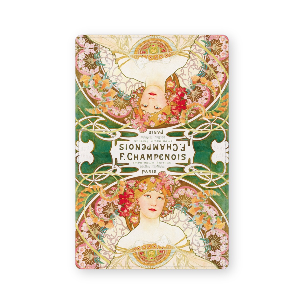 014-002 アルフォンス・ミュシャ 『夢想』 カードケース 名刺ケース