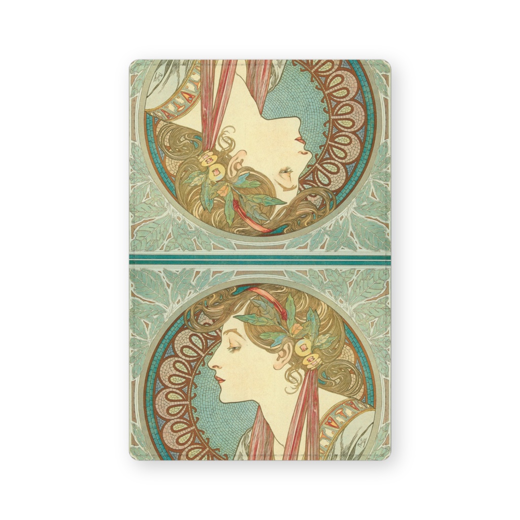 014-005 アルフォンス・ミュシャ 『月桂樹』 カードケース 名刺ケース