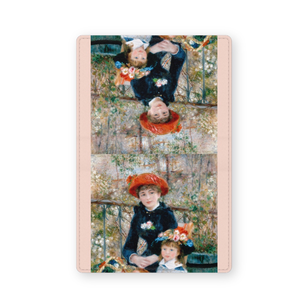 016-005 ルノワール 『二人の姉妹(テラスにて)』 カードケース 名刺ケース