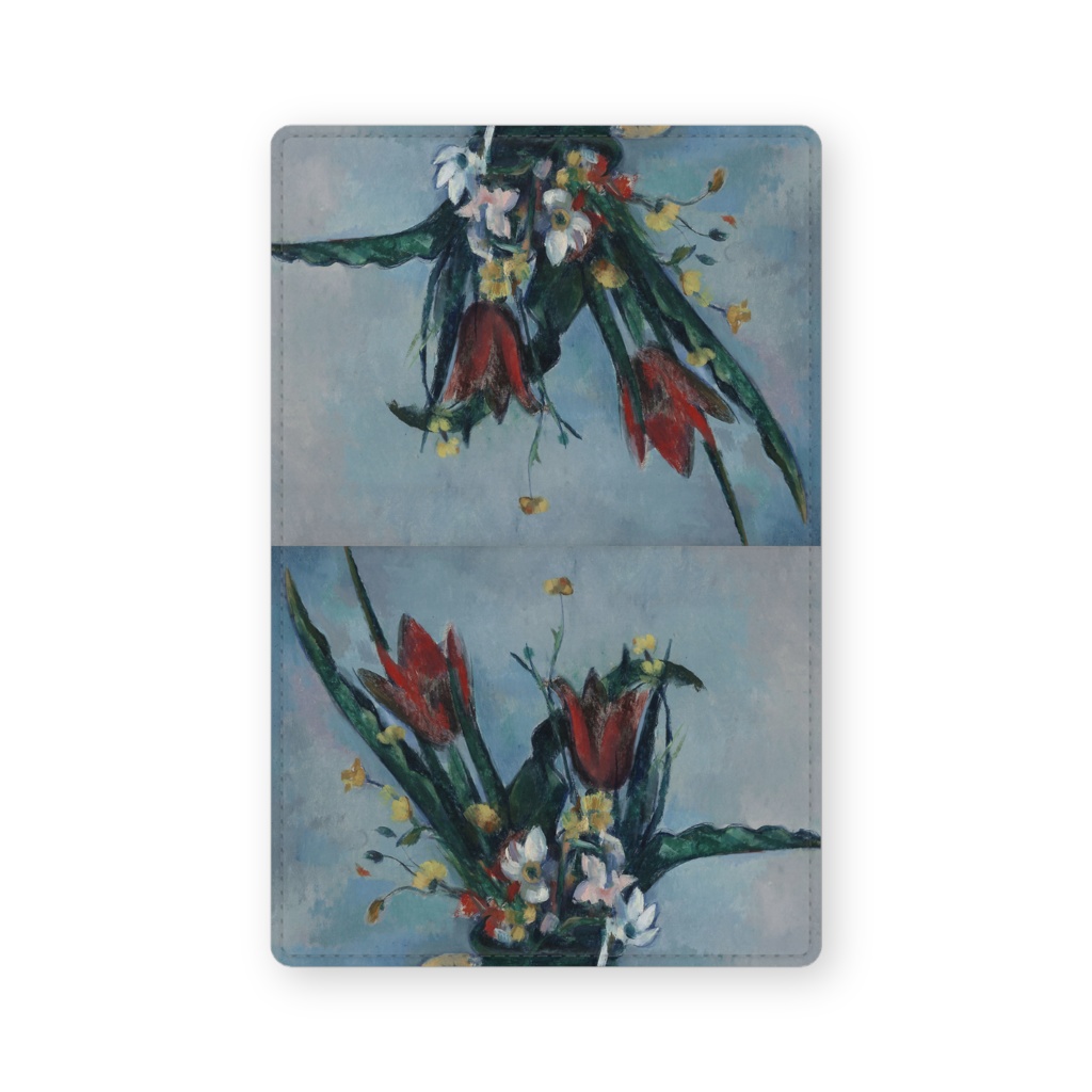 017-003 ポール・セザンヌ 『チューリップとりんごのある静物』 カードケース 名刺ケース