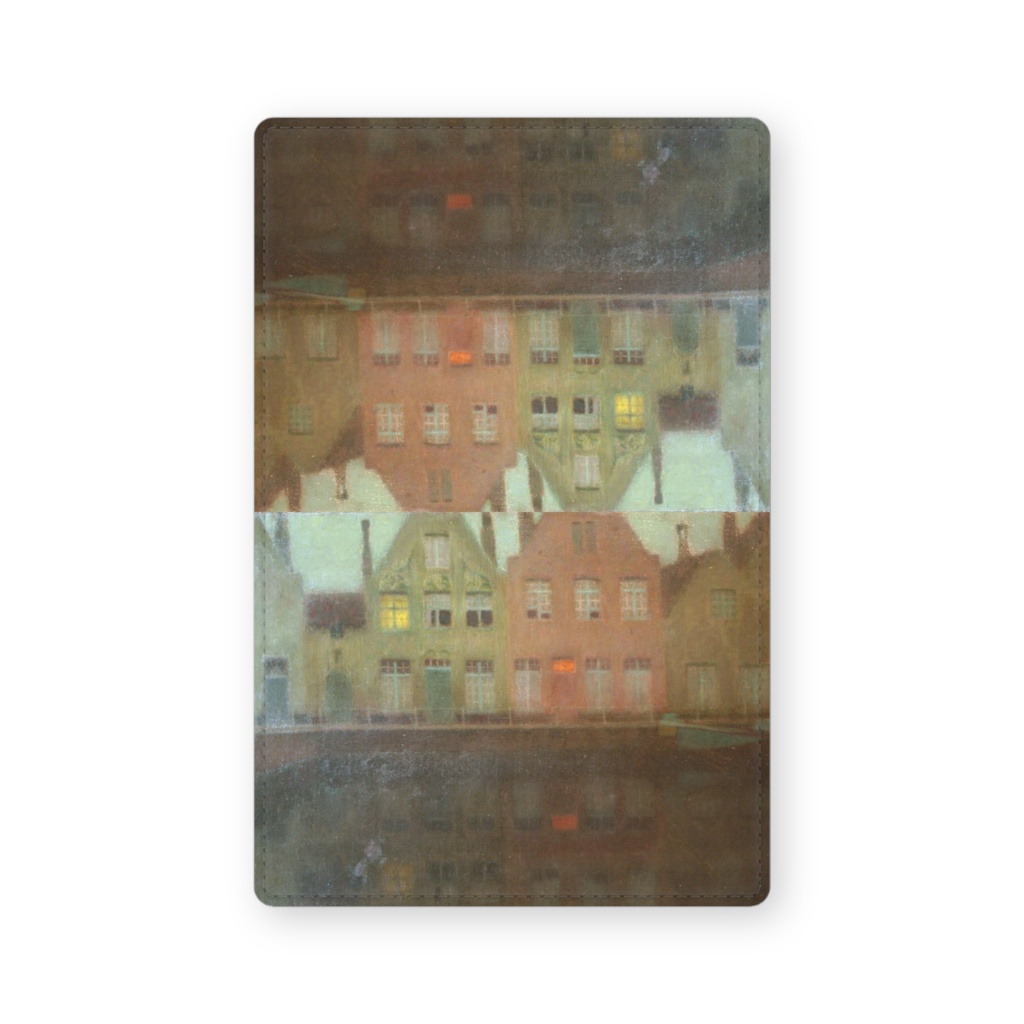 020-002 アンリ・ル・シダネル 『岸壁』 カードケース 名刺ケース