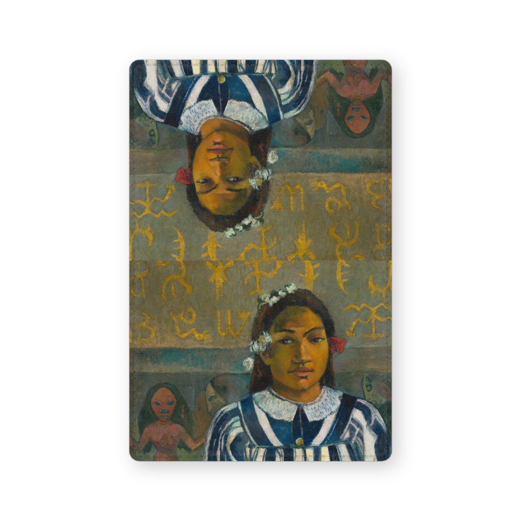 026-005 ゴーギャン 『メラヒ・メトゥア・ノ・テハーマナ』 カードケース 名刺ケース