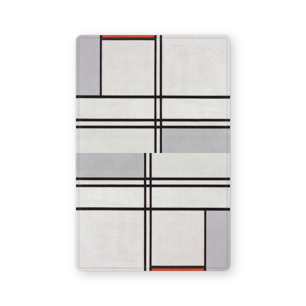 028-002 モンドリアン 『コンポジション(No.1)』 カードケース 名刺ケース