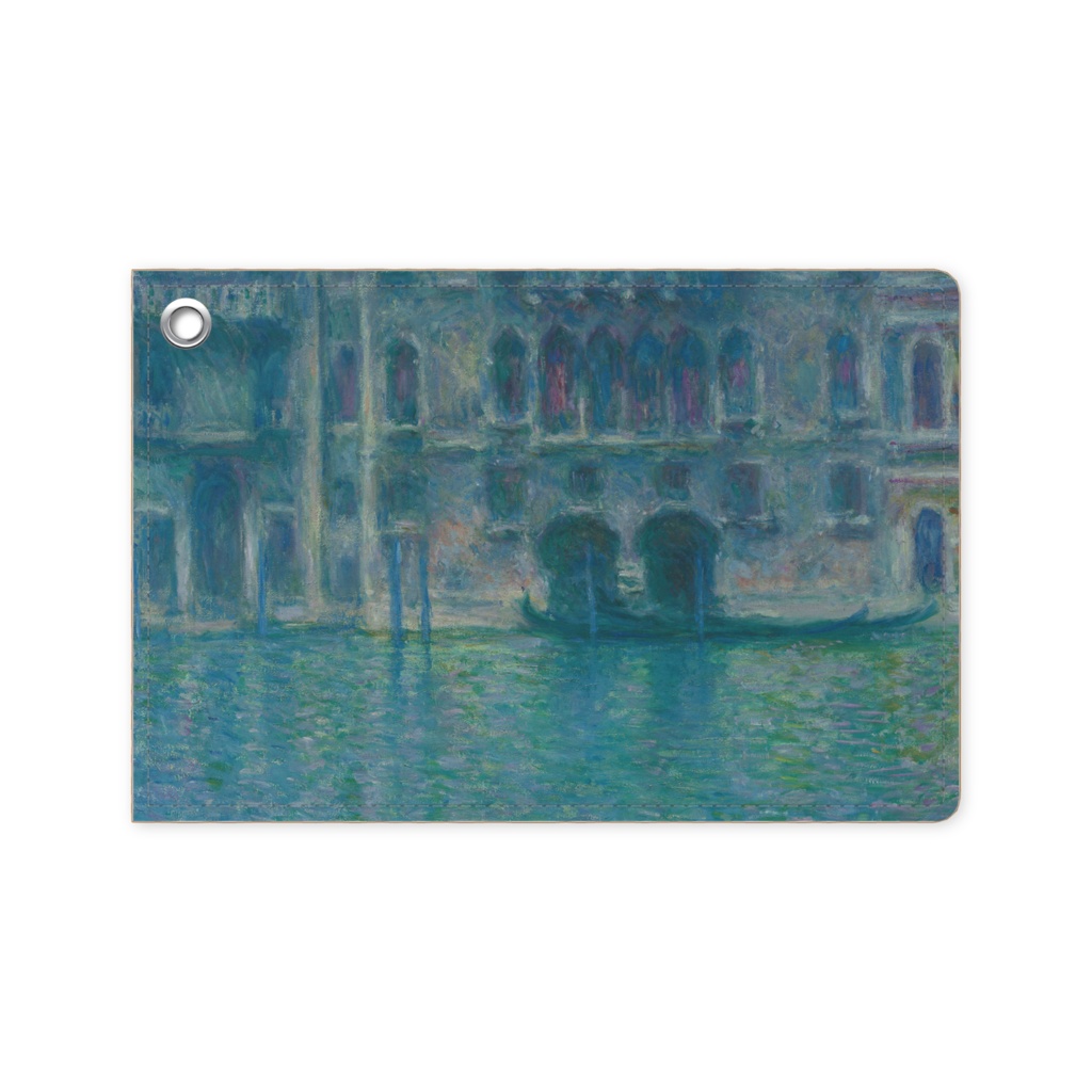 004-035　クロード・モネ　『Palazzo da Mula, Venice』　パスケース