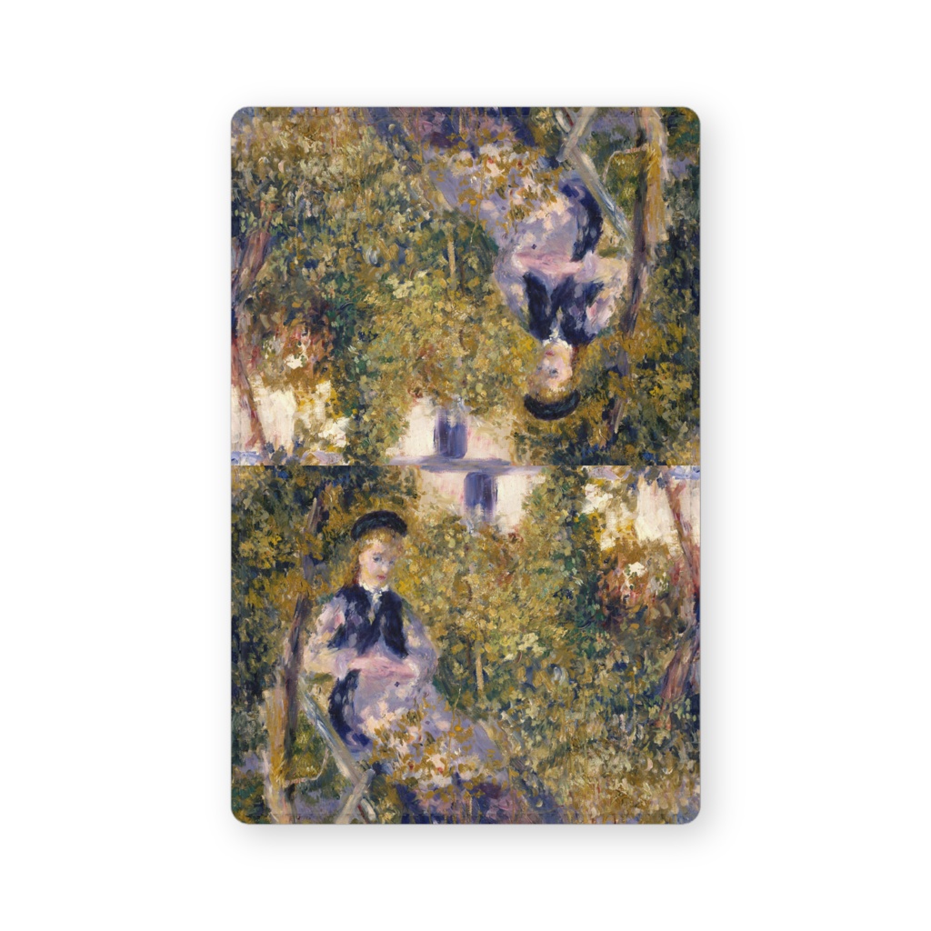 016-007 ルノワール 『庭のニニ (ニニ・ロペス)』 カードケース 名刺ケース