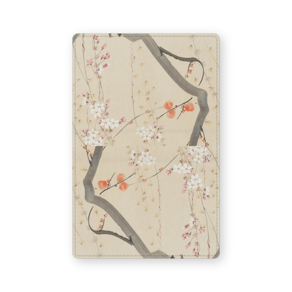 030-001 酒井抱一 『四季の花々』 カードケース 名刺ケース