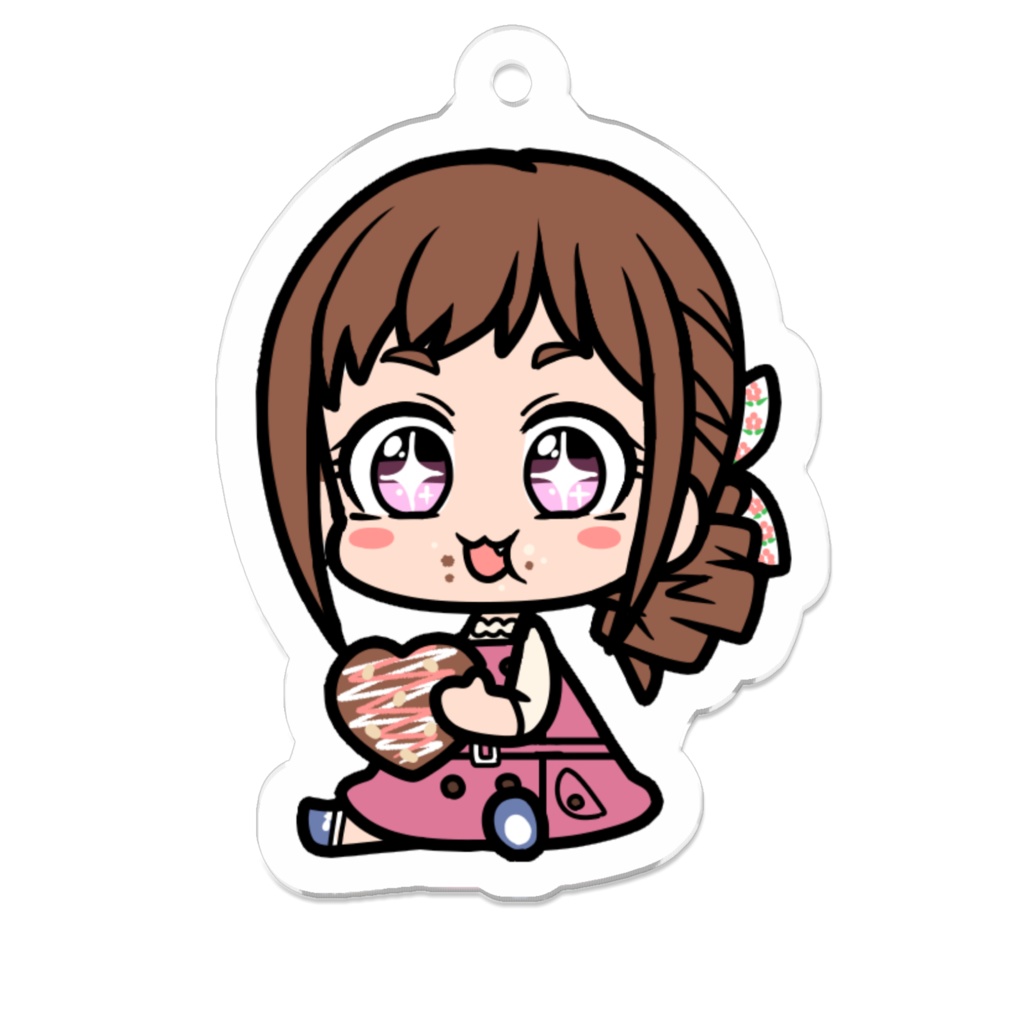 大原みちる ふごふごハート アクキー