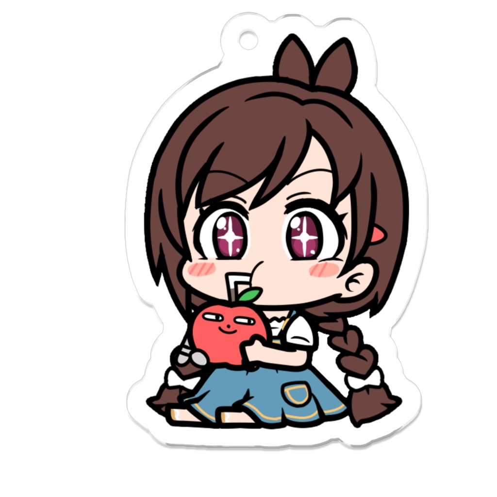 辻野あかり 山形りんごサイダー アクキー