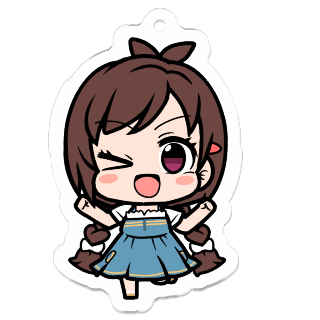 辻野あかり ホップステップポムポム♪ アクキー