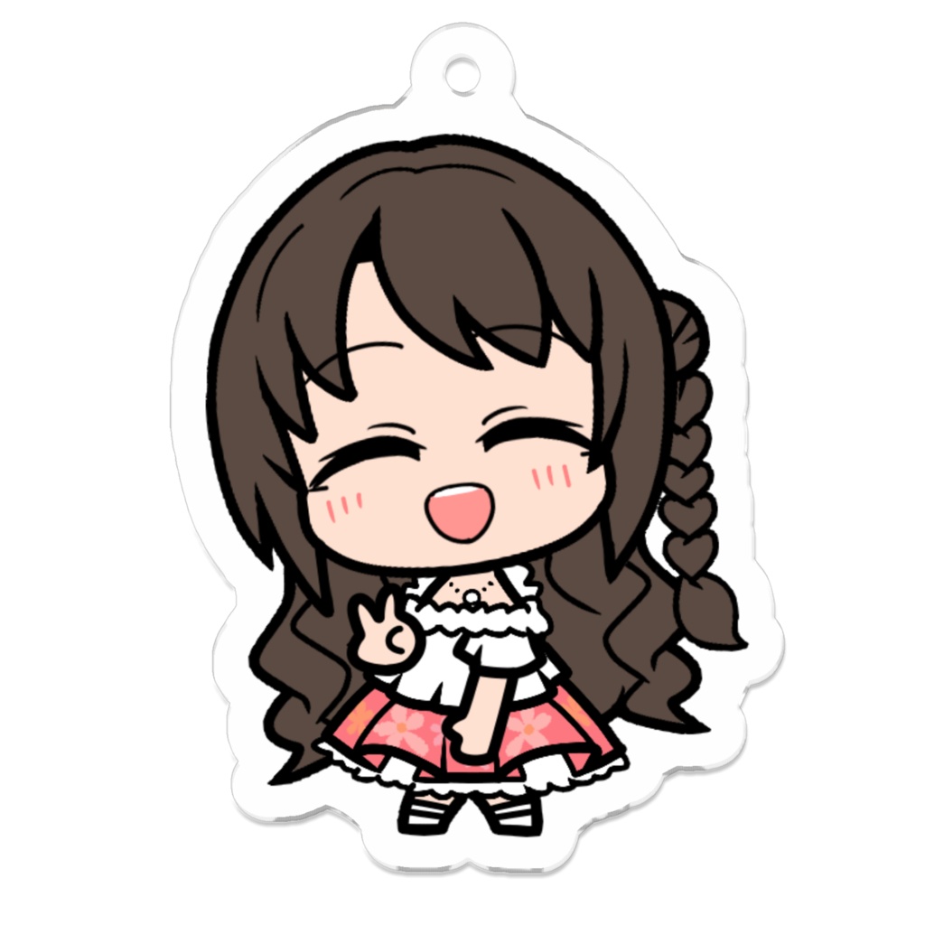 島村卯月 満開スマイル アクキー