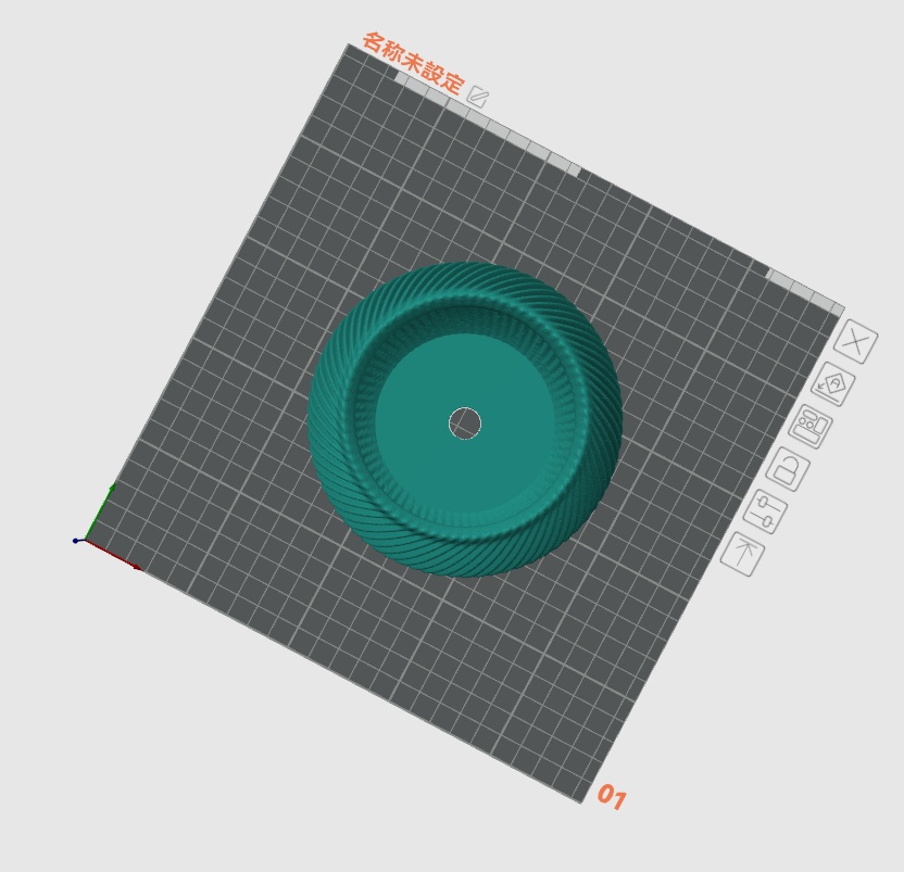 3Dプリント用データ 植物鉢"Lean"