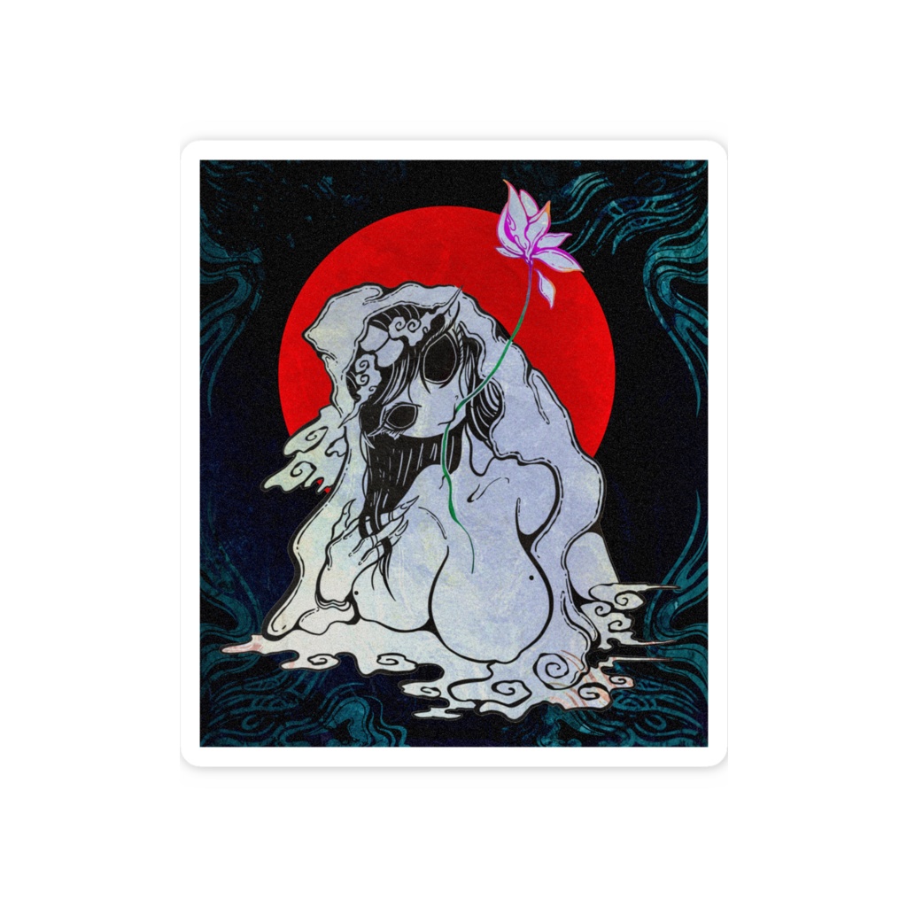 観音菩薩【無明】ステッカー