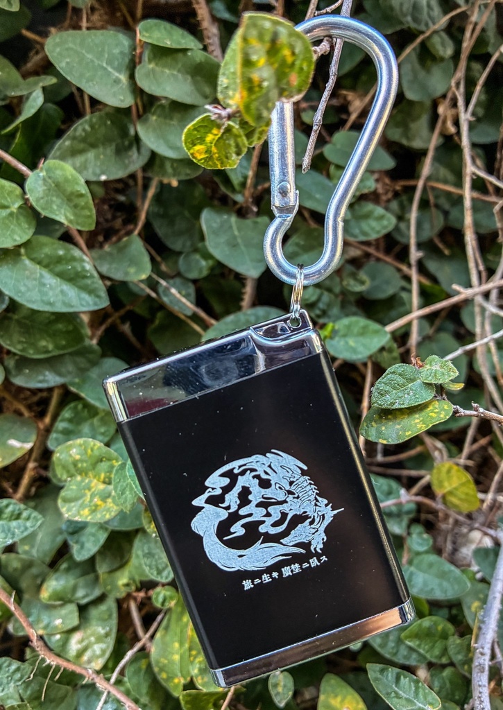 携帯灰皿&額付き写真セット