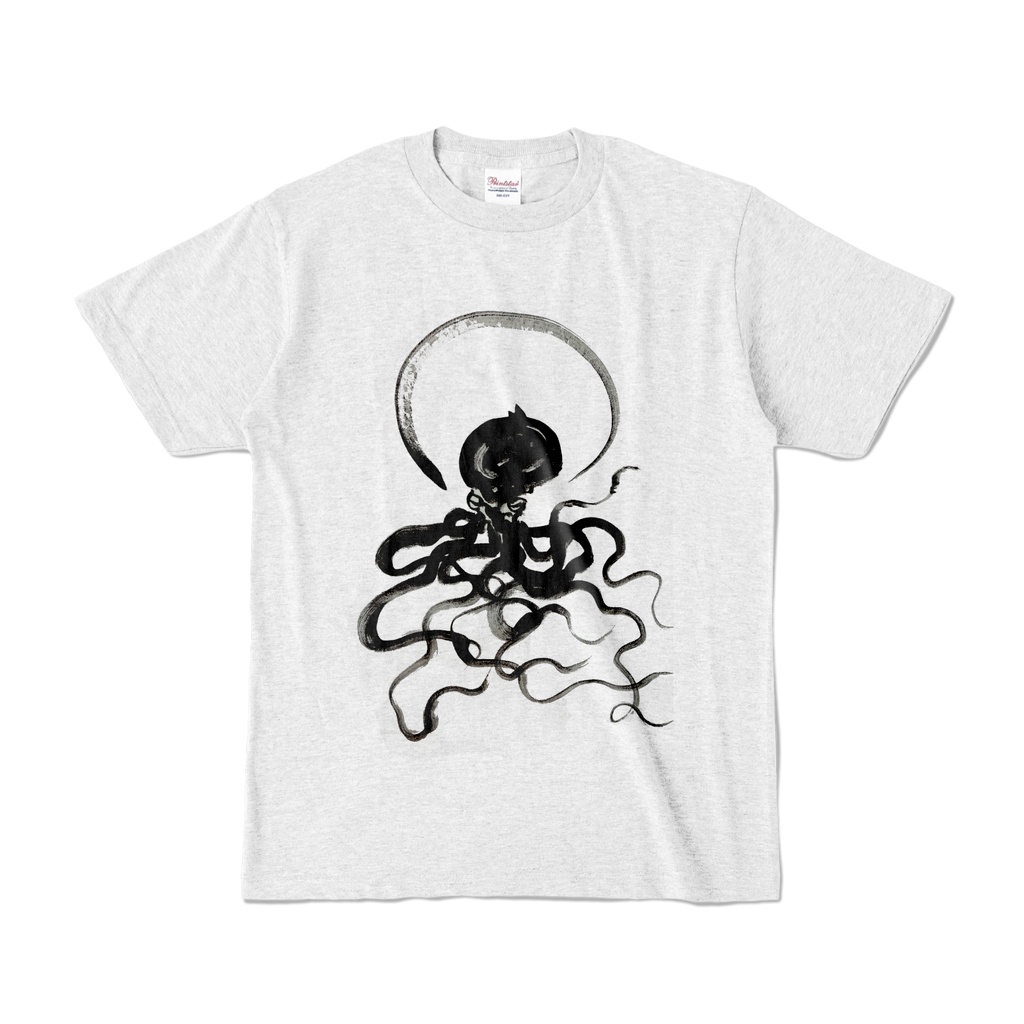 タコ墨絵Tシャツ