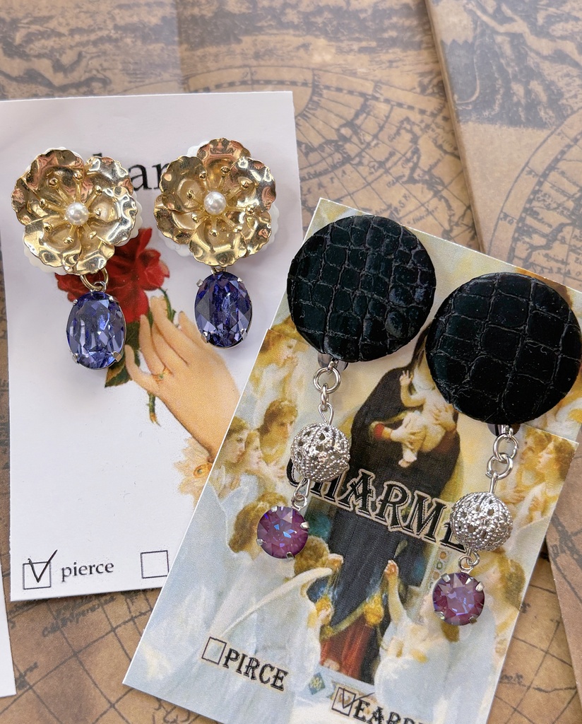 OP＊Robin モチーフアクセサリー　イヤリング　ピアス