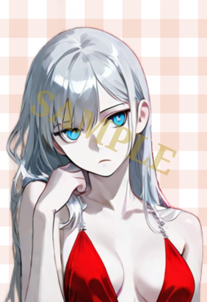 深紅の案内人|TRPG立ち絵素材(背景透過PNG)