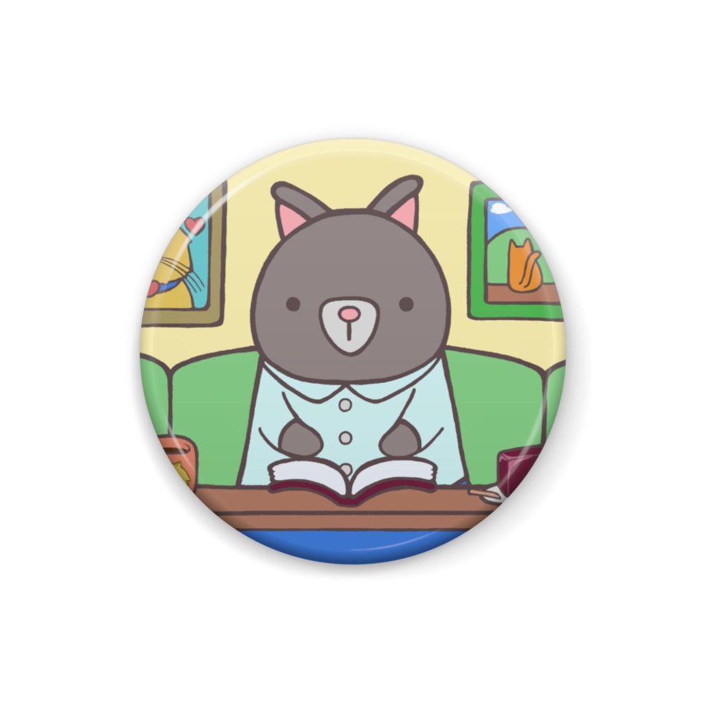 にゃん好きなものバッジ