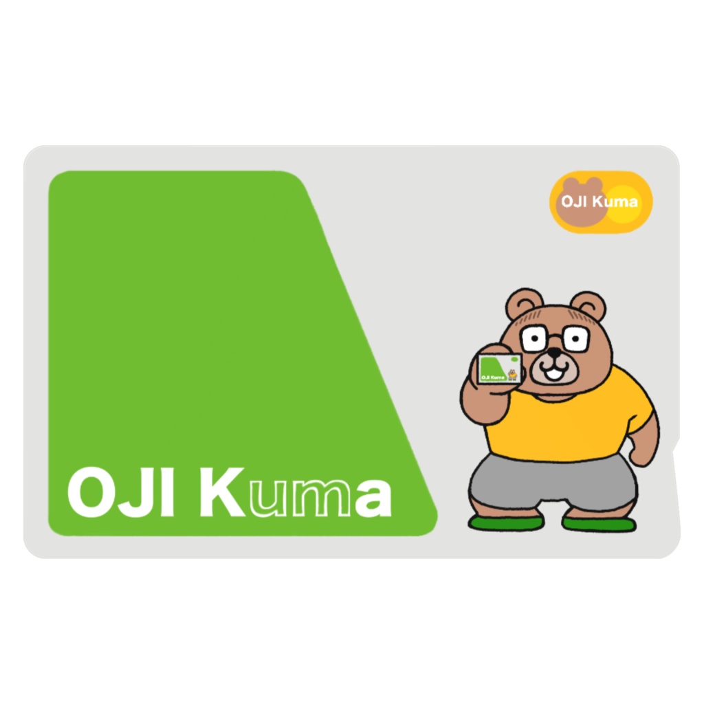 おじくまICカードステッカー