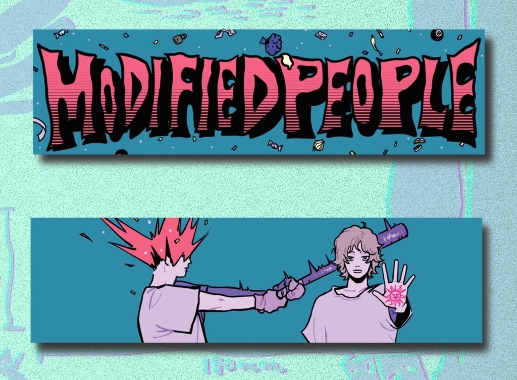 MODIFIED PEOPLE 手仕込みステッカーセット