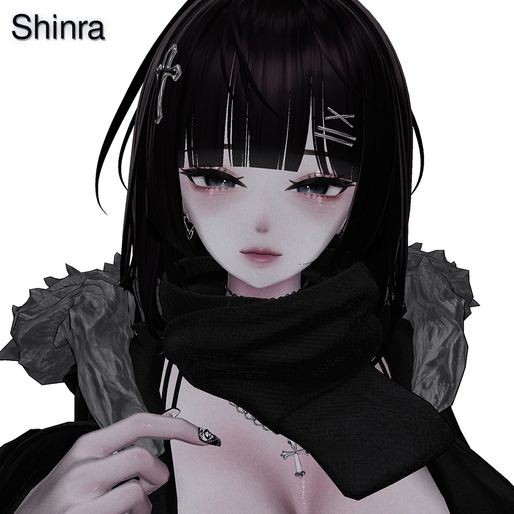 【5アバター対応】 Lunula Crescent Eye texture ⭑⏾ ⋆.