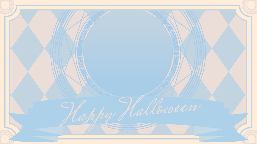 【無料】🎃ハロウィン手持ち+仮装+背景素材🦇【Vtuber】