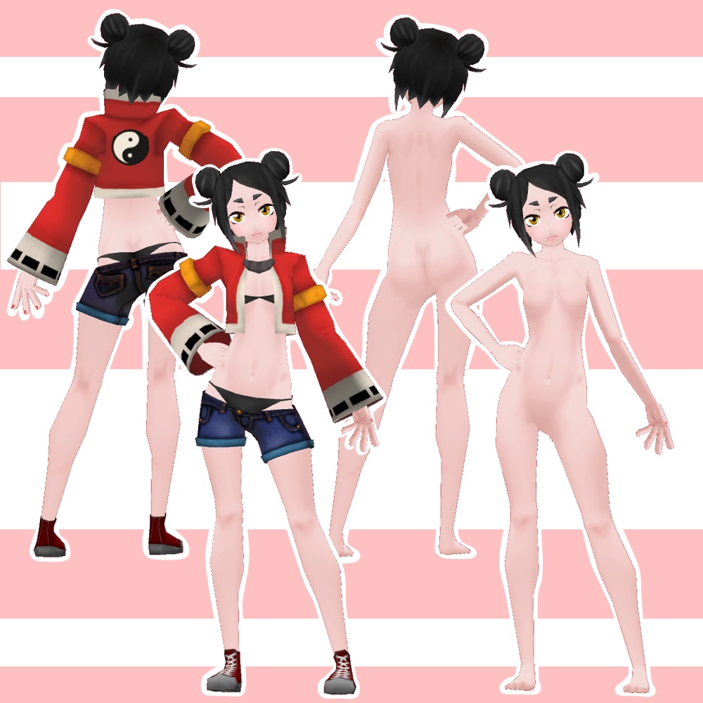 オリジナル3Dモデル 小鈴Ver1.2