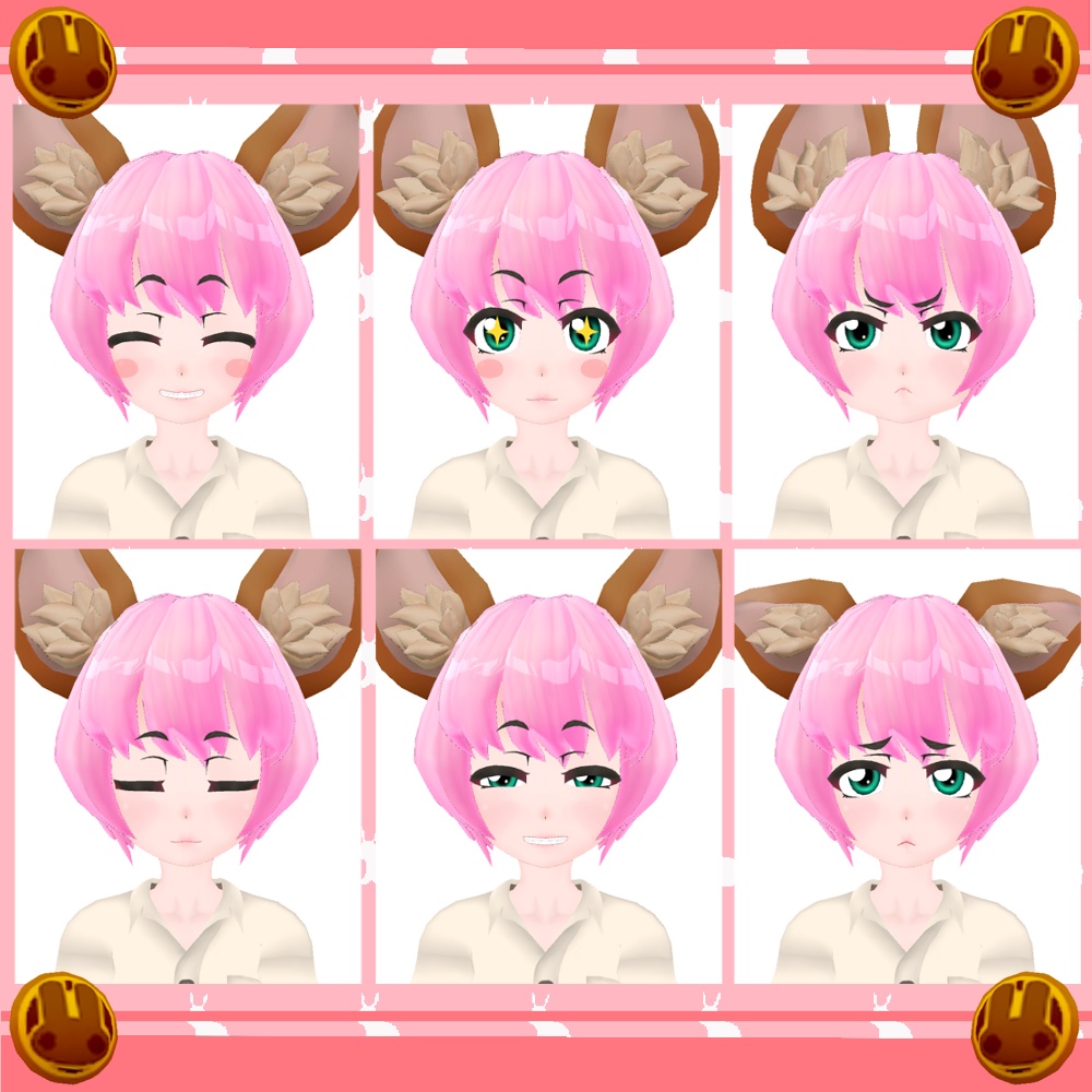 「兎月くん」 Ver1.1 オリジナル3Dモデル