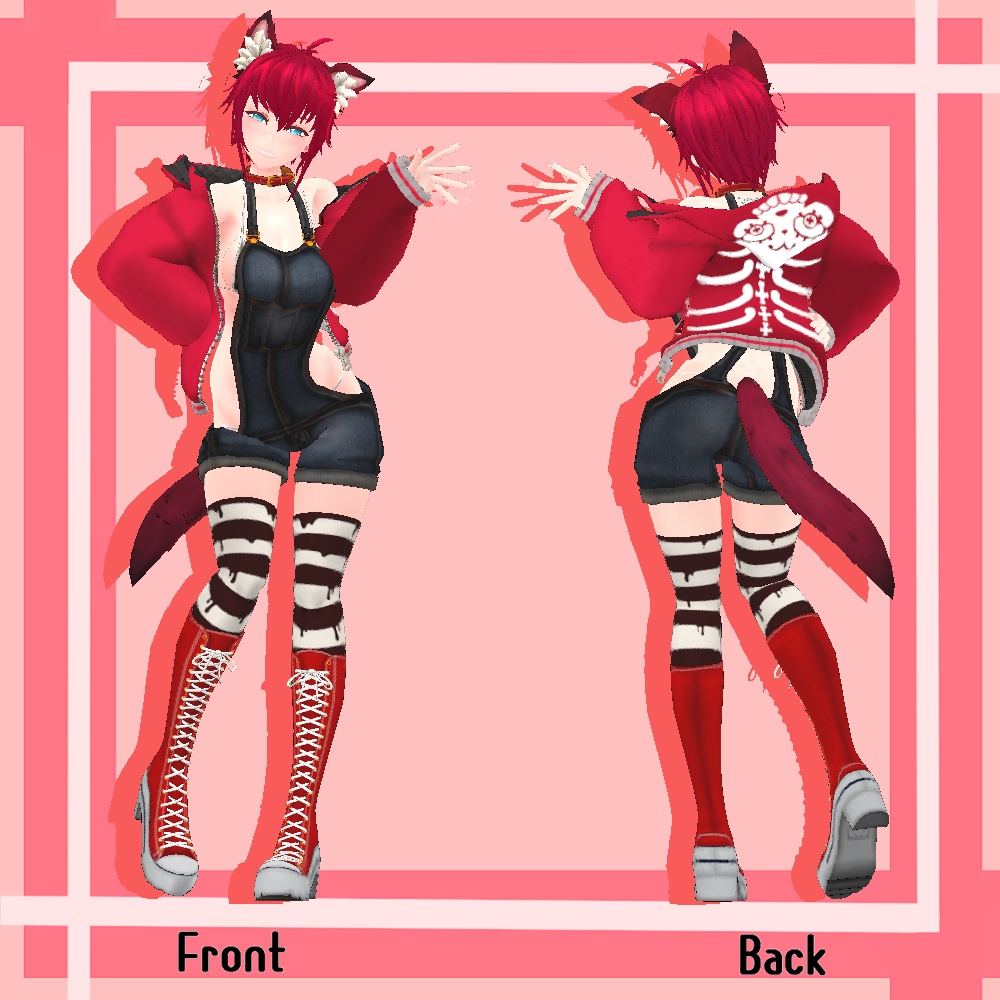 「紅狼(くろう)」Ver1.4 オリジナル3Dモデル