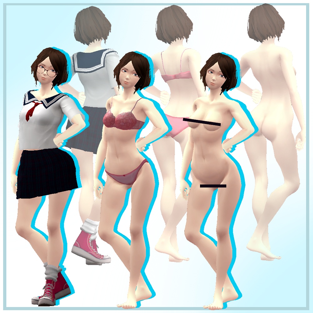 「KOKO」Ver1.0 オリジナル3Dモデル