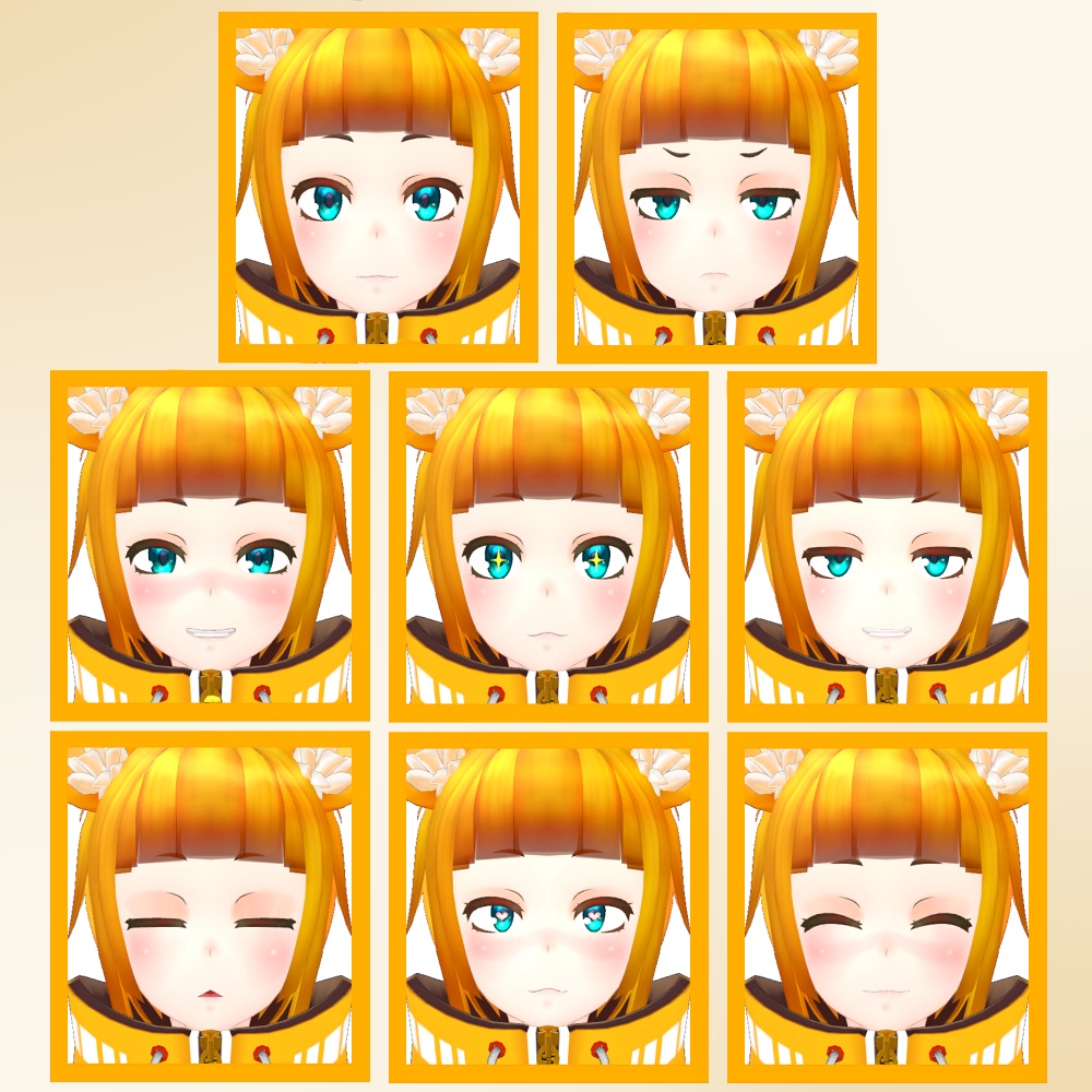 「黄虎(KOUGA)」Ver1.2 オリジナル3Dモデル