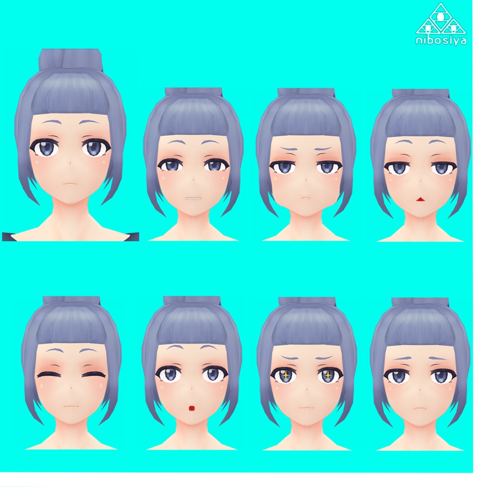 「OFFのカコさん」Ver1.3 オリジナル3Dモデル