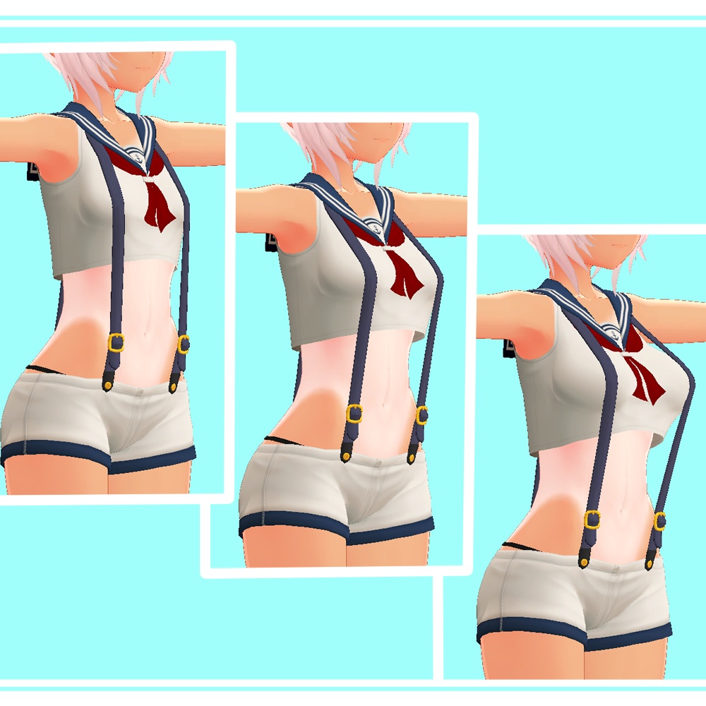 アンジェ用 健全マリン服 Ver1.1